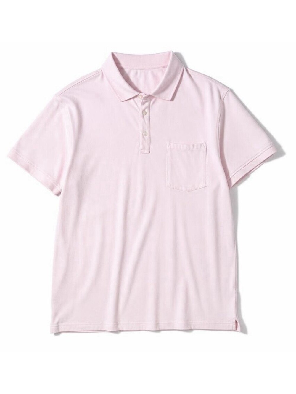 J.CREW Men’s Soft Stretch Cotton Pique Polo Shirt In Pink-XL
